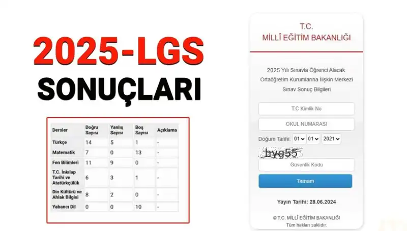 2025 LGS Sonuçları Açıklandığında Sorgulama Nasıl Yapılır?