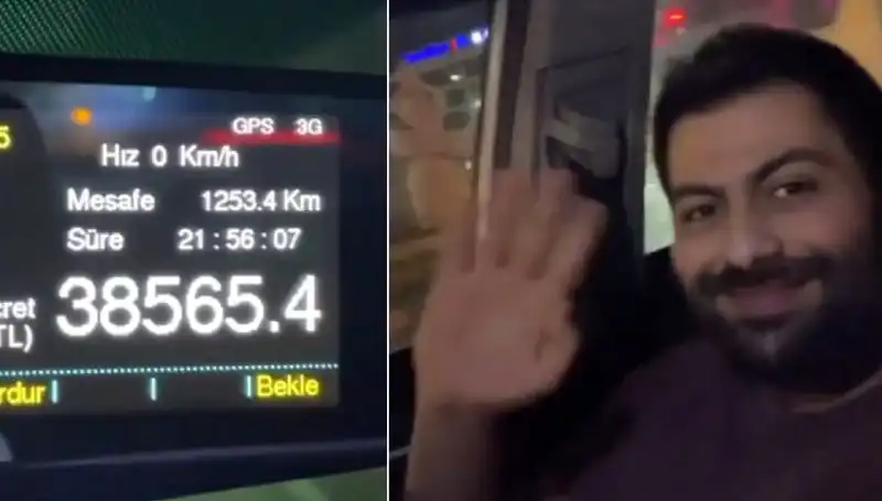 22 Saat Süren Taksimetre Yolculuğu: Şehir Şehir Dolaşıldı!