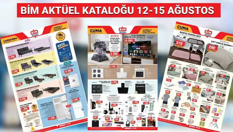 BİM’de 12-15 Ağustos’ta Neler Var? Termos'dan Drone’a Hepsi Burada!