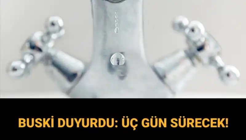 Bursa'da Su Kesintisi: Üç Gün Boyunca Sular Akmayacak!
