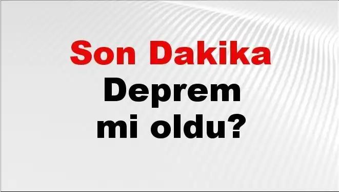 Muğla'da Son Dakika Deprem! Kandilli ve AFAD Açıklama Yaptı