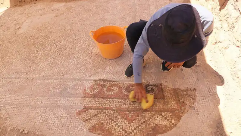 Mardin'de 1500 Yıllık Tarih: Eşsiz Mozaik Bulundu