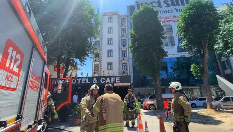 Fatih'te Otel Yemekhanelerinde Yangın: Detaylar ve İlk Bilgiler