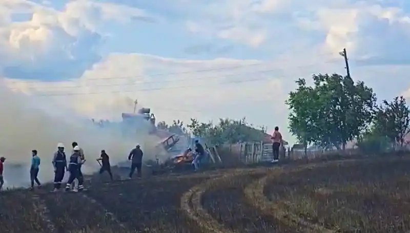 Tarlayı Kundaklayan Şüpheli, 96 Saate Düşürüldü!