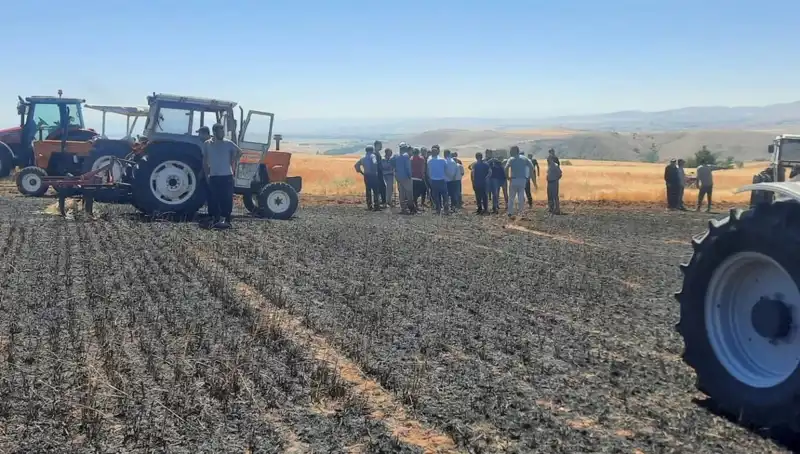 Yozgat’ta Tarım Alanları Yangınla Küle Döndü: 100 Dönüm Ziyanı