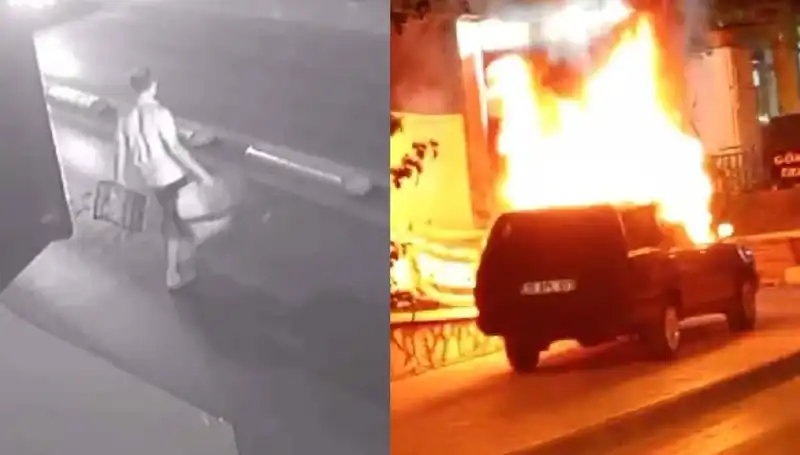 Eşinin Araçlarını Ateşe Veren Koca, Şok Eden Gelişmeler Sonrası Gözaltına Alındı