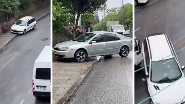 Otobüs Mazot Sızdırdı, Trafik Kaosa Dönüştü!
