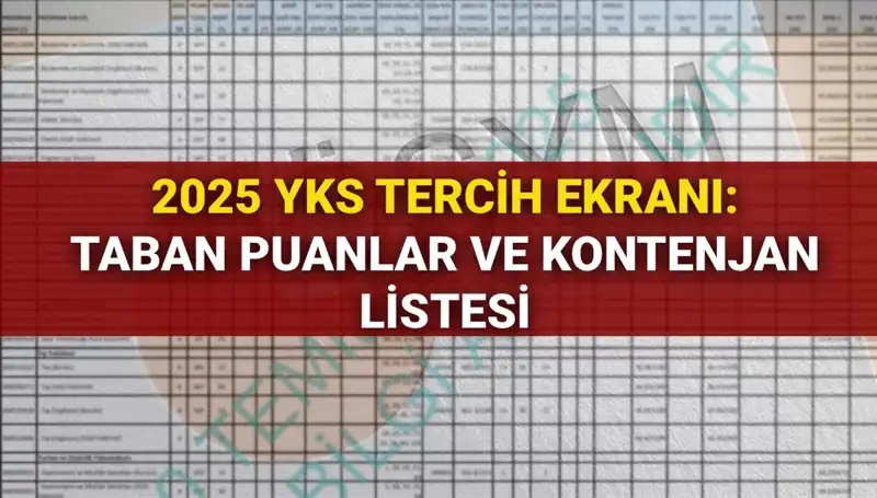 YKS Tercih Ekranı 2025: Üniversite Hayallerine Adım Atma Zamanı