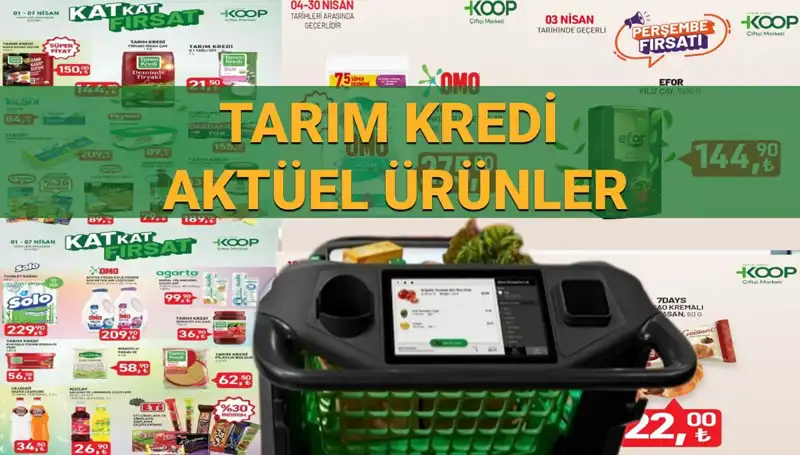 Tarım Kredi Marketleri'nde 4-7 Nisan İndirim Fırtınası: Temizlik Ürünleri ve Kahvaltılıklar!